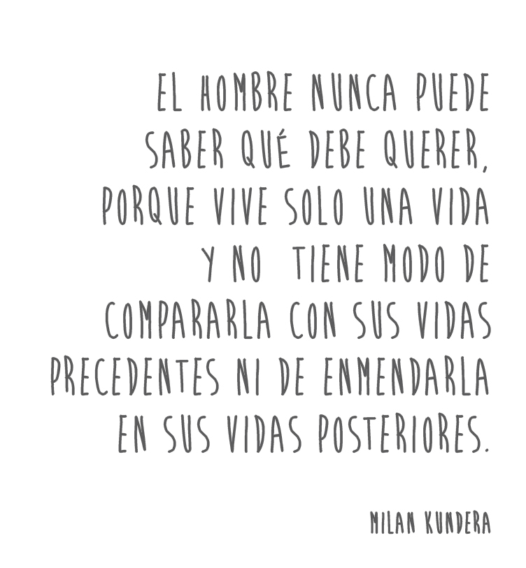 frase Milan Kundera